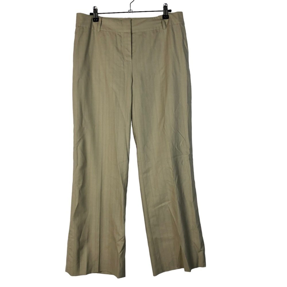 Ann Taylor Petites Beige Khaki‎ Wide Leg Dress Pants 10P